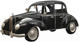 Vintage Car Metal Wall Art