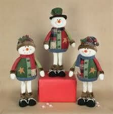 Tall Star Snowman Stander