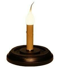 6" Round Wooden Candle Base