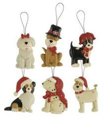 Dog in Holiday Hat Ornament