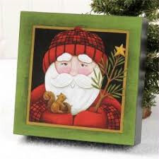 Santa w/ Squirrel Wall Box