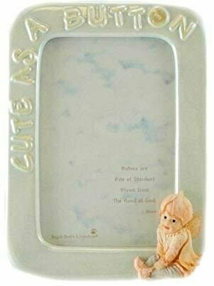 Bashful... Cute As A Button Frame