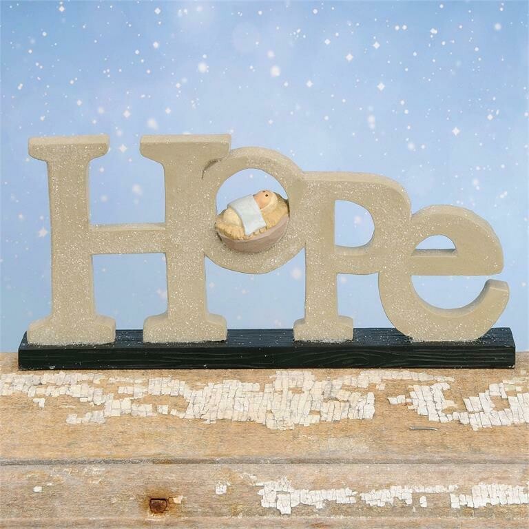 "Hope" on Base w/ Manger