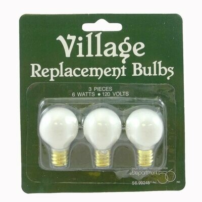 Village Replacement Bulbs - Round