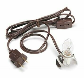 6' Cord w/ Clip Light (Brown)