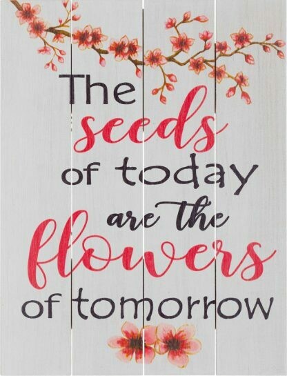 9x12" Pallet Art - Flowers of Tomorrow