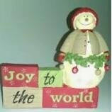 "Joy To The World" Snowman