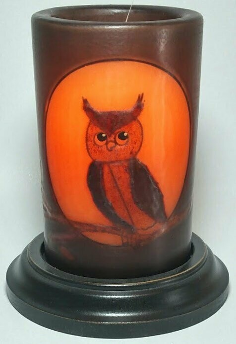 6" Owl & Moon Candle Sleeve