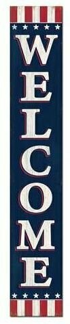 Americana Welcome Porch Board