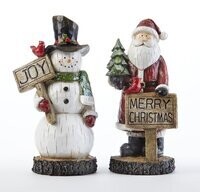 Snowman/Santa on Tree Ring