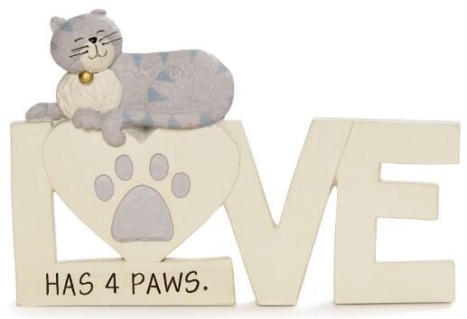 "Love Has 4 Paws" w/ Cat