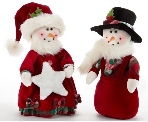 Plush Elegant Snugz Snowman