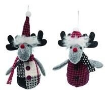 Plush Moose Ornament