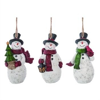 Cheery Snowman Ornament
