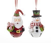 Clay Christmas Bell Ornament