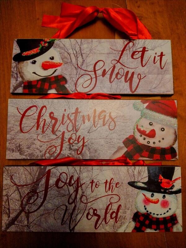 Joyful Snowman Hanger