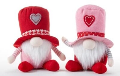 Standing Heart Gnome w/ Top Hat