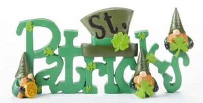 St. Patrick's Gnome Sign