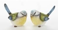 Medium Black/Yellow/Green Bird