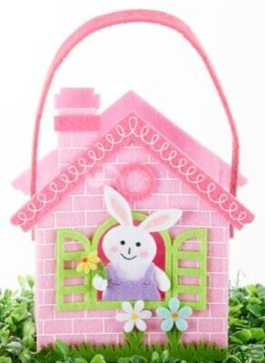 Felt Bunny House Bag