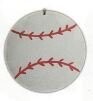 Punched Tin Ornament - Baseball