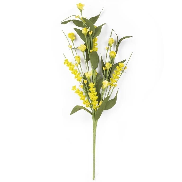 18" Yellow Limonium Pick
