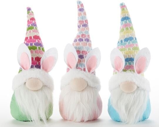 Easter Gnome w/ Knit Hat