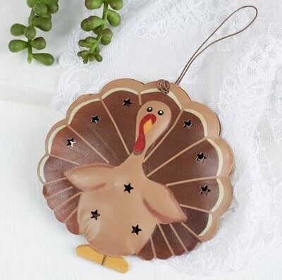 Punched Tin Ornament - Turkey