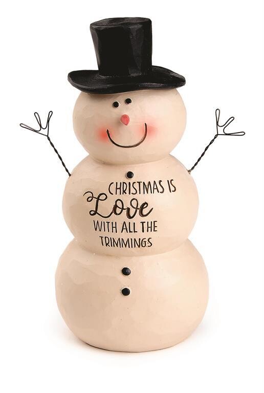 "Christmas Is Love" Snowman