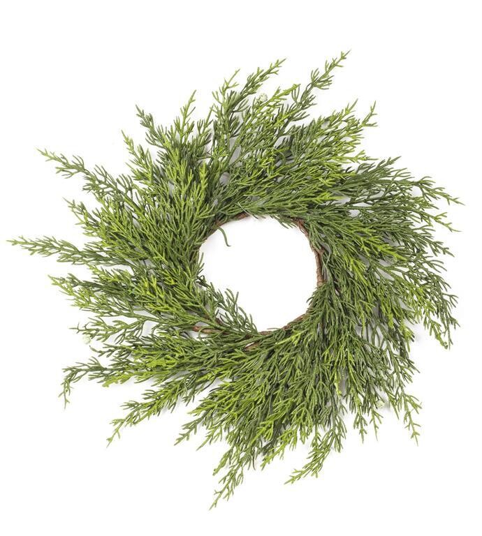 12" Cypress Wreath