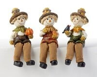 Resin Dangle-Leg Scarecrow