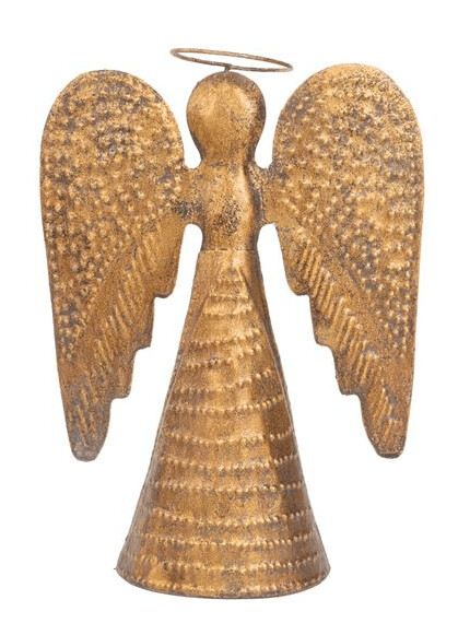 Gold Punched-Metal Angel
