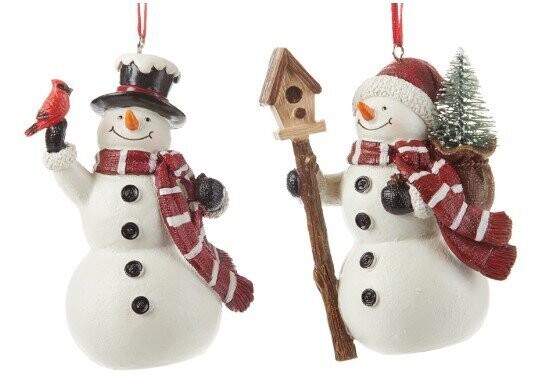 Resin Snowman Ornament