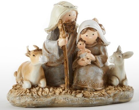 Resin Nativity Family