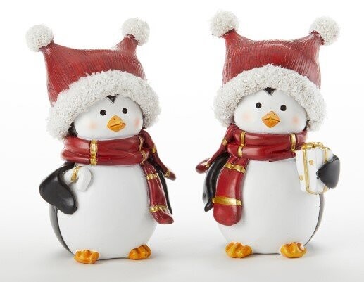 Resin Red Hat Penguin