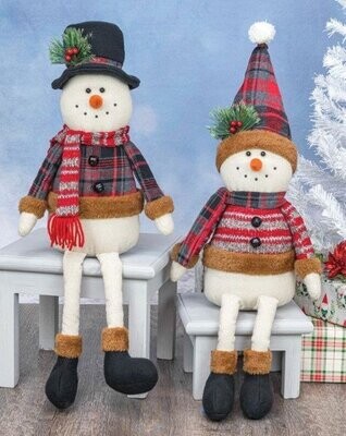 Country Charm Snowman Sitter