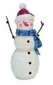 Wire-Arm Snowman