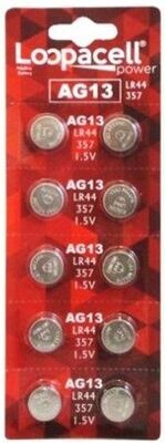 AG13 Alkaline Button Battery 1.5V