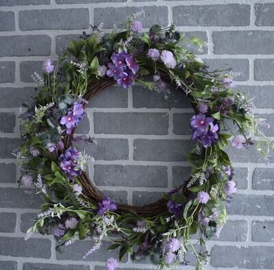 Lg. Purple Passion Wreath