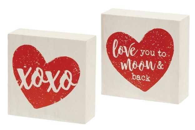 Valentine Red Heart Block
