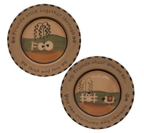 Friends Wooden Plate