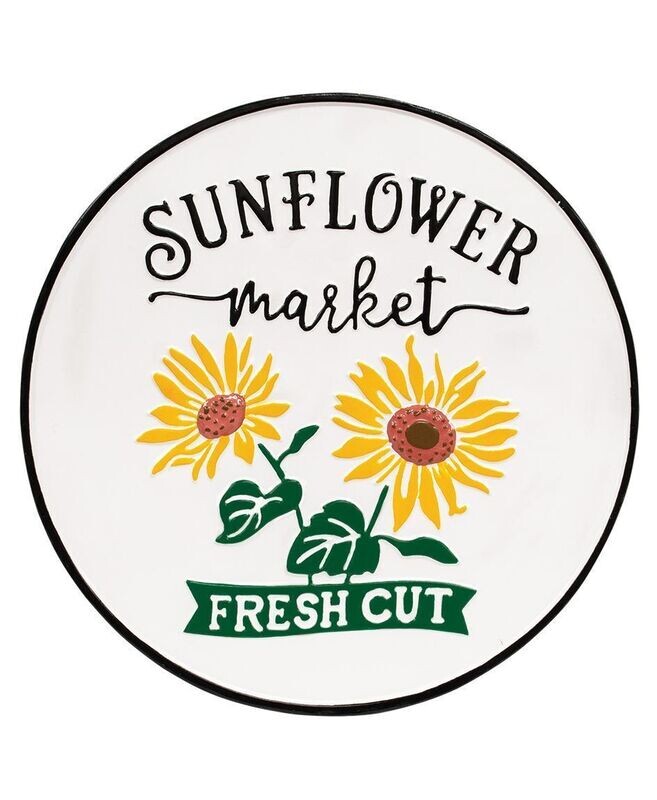 Enamel "Sunflower Market" Sign