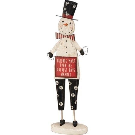 "Friends Make..." Snowman Stander