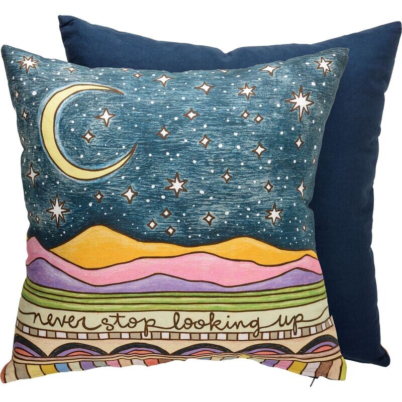 "Never Stop Looking Up" Pillow