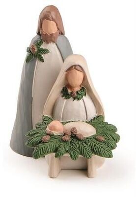 Holy Family w/ Christmas Greens