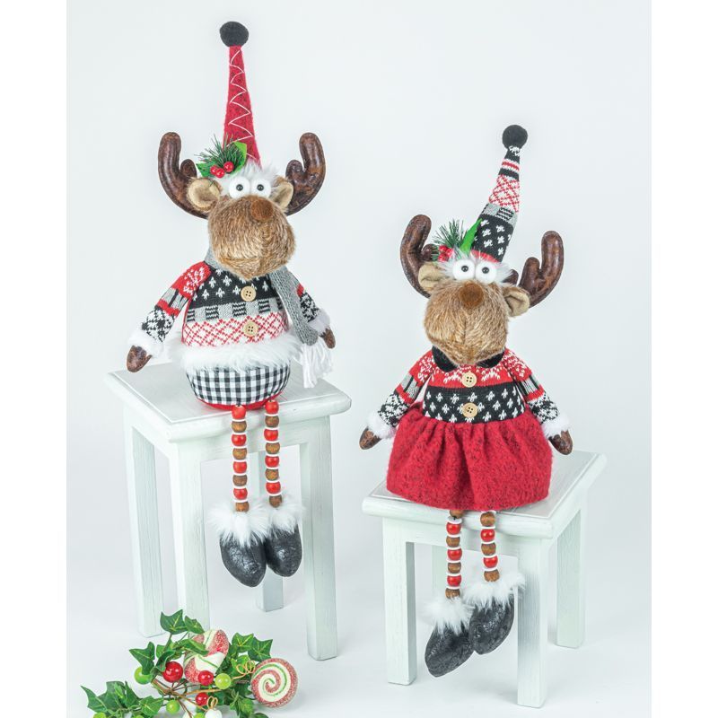 Dashing Moose Button-Leg Sitter