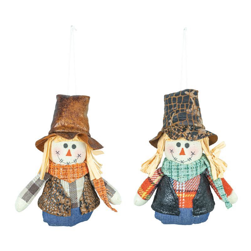 Cowboy Scarecrow Ornament