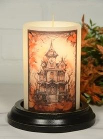 6" Candle Sleeve - Haunted Mansion