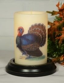 6" Large Turkey Candle Sleeve