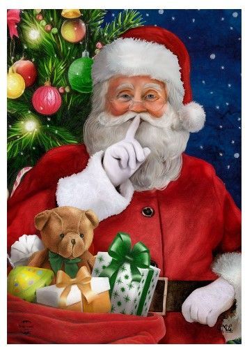 Santa's Delivery Garden Flag